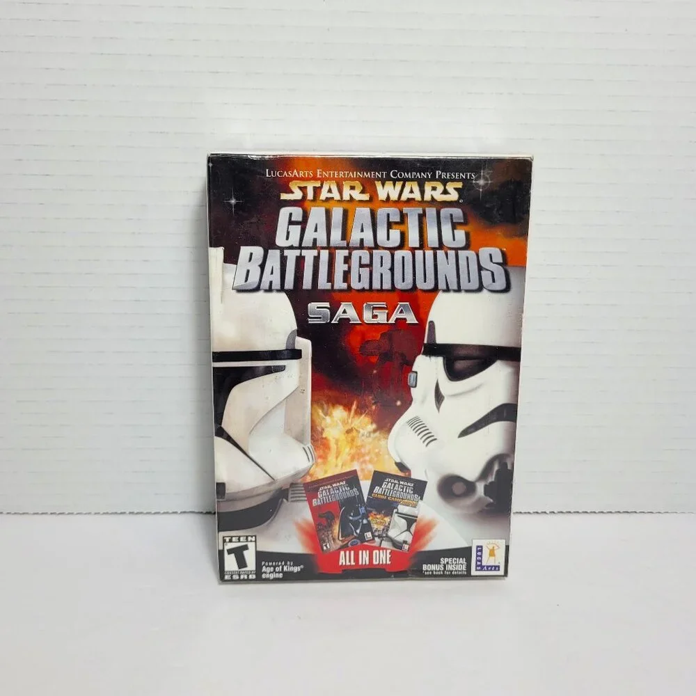 Star Wars Galactic Battlegrounds Saga (PC) New Sealed